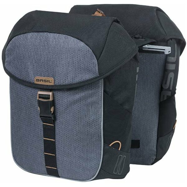 Basil TAS BAS DUBBEL MILES MIK 34L Black Slate
