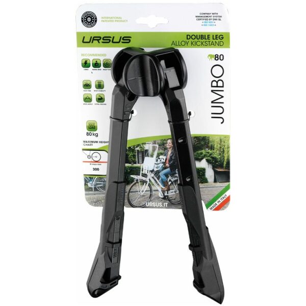 Ursus STANDAARD 26 JUMBO TWEEPOOT 275MM ZW Zwart - Afbeelding 3
