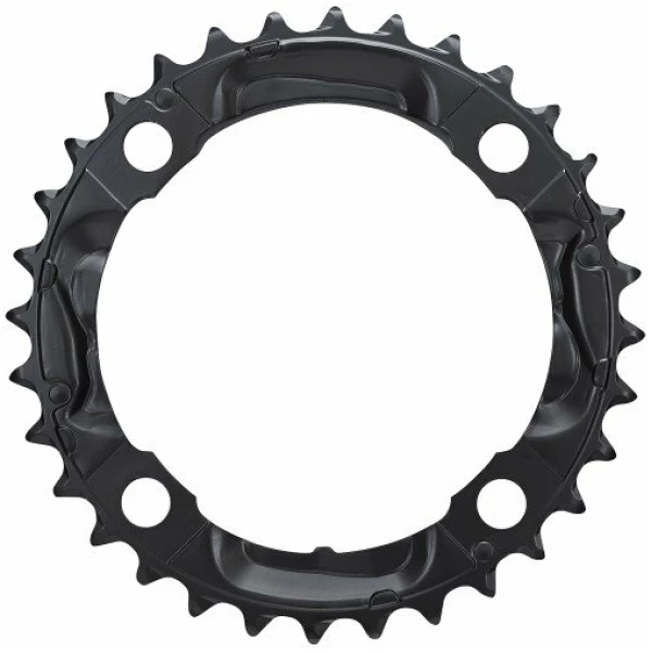 Shimano Shim kett blad 32t FC-M590 4 arm Zwart