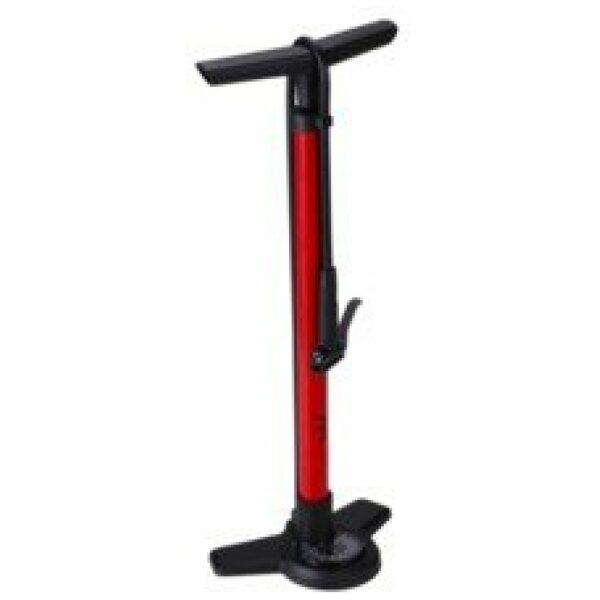 BBB BFP-28 Voetpomp AirBoost Composite Base 3 Inch Gauge Dualhead 3.0 Rood