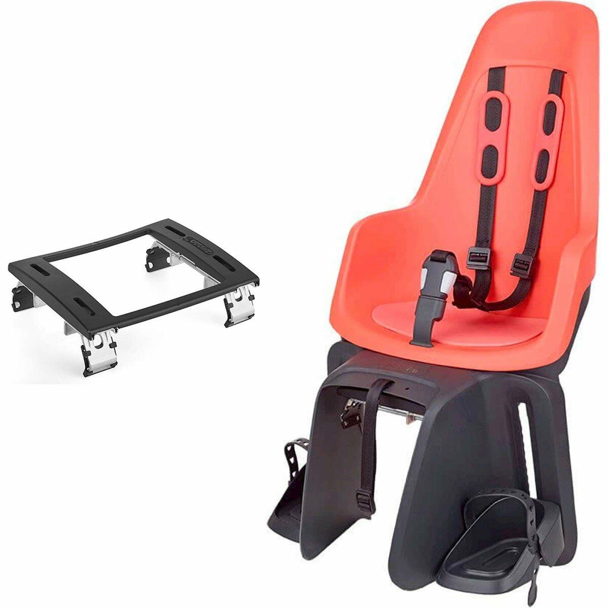 Bobike achterzitje One Maxi drager bev. fierce fla Fierce Flamingo - Afbeelding 4