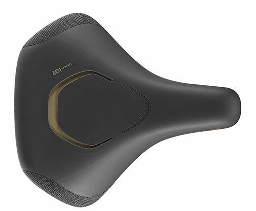 Selle Royal zadel 52A7 uni Look In 3D Relaxed Zwart - Afbeelding 4