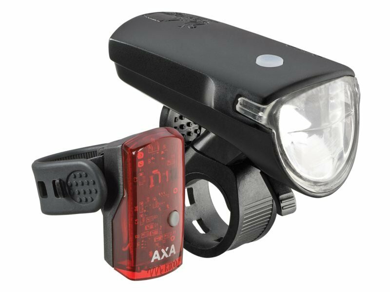 Axa LAMPSET GREENLINE 40 USB LED ZW Zwart - Afbeelding 2