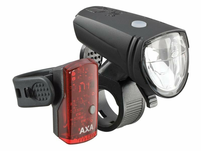 Axa LAMPSET GREENLINE 15 USB LED ZW Zwart - Afbeelding 3