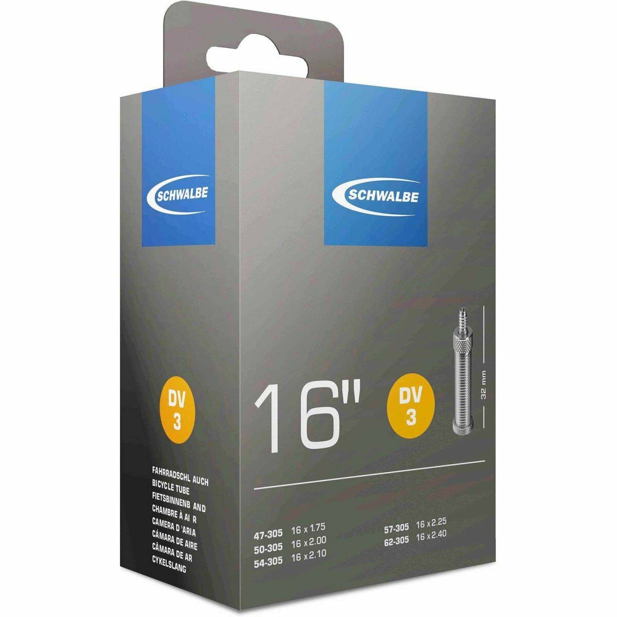 Schwalbe BIB 16X175-250 SC DV (32) DV3 Zwart - Afbeelding 2