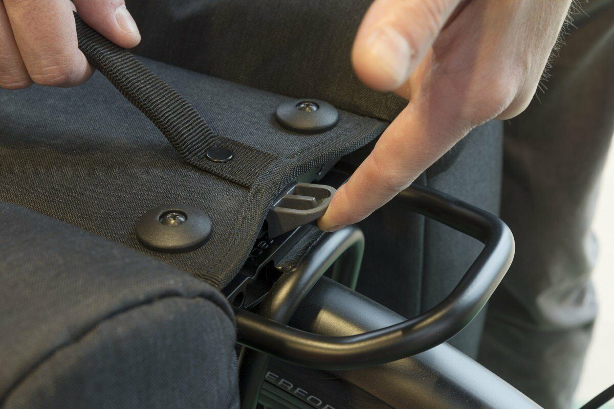 New Looxs fietstas dubbel Avero Racktime 25L Black - Afbeelding 5