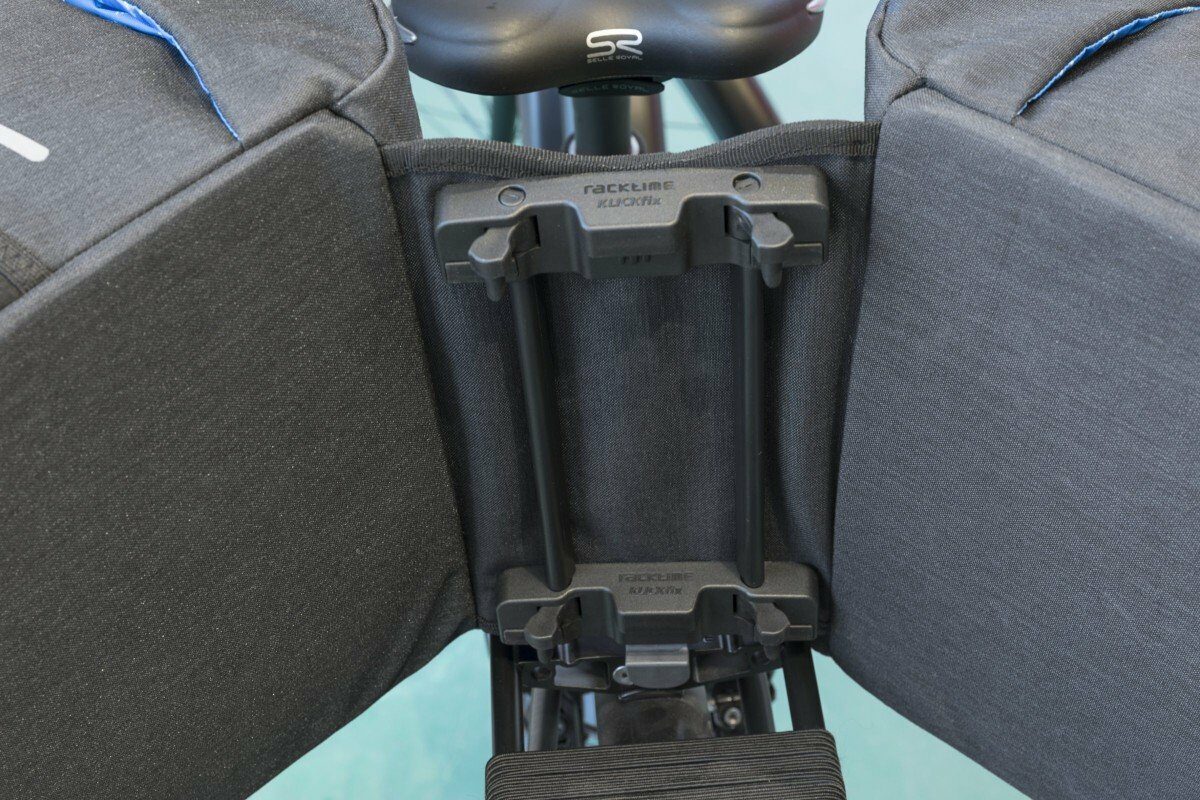 New Looxs fietstas dubbel Avero Racktime 25L Black - Afbeelding 3