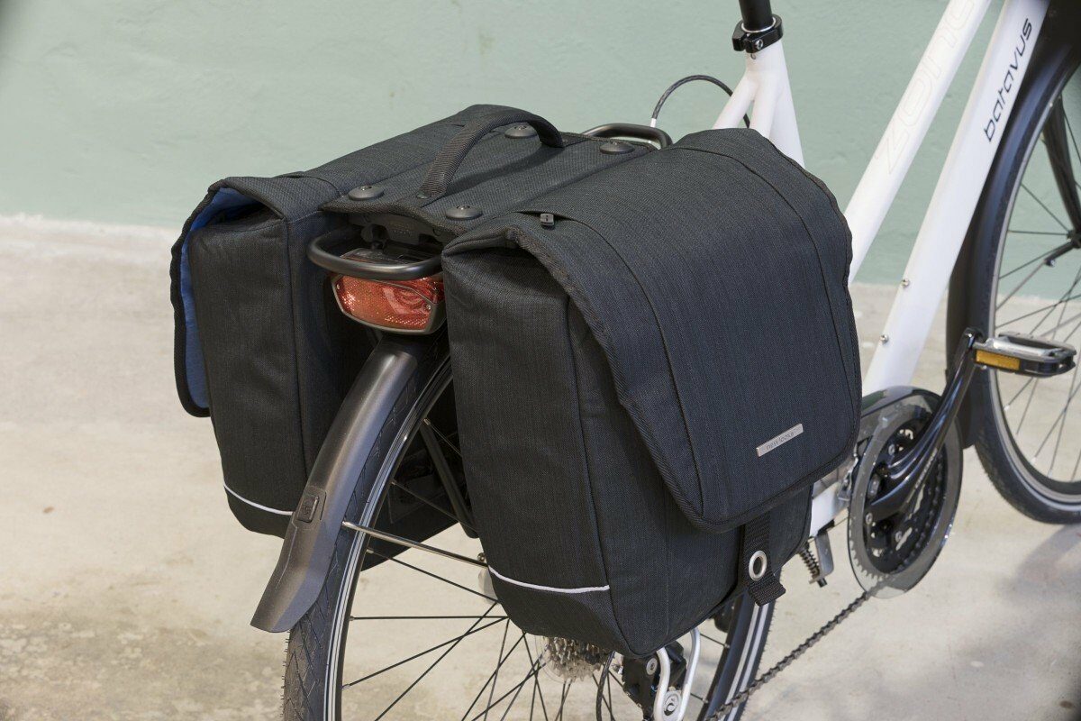 New Looxs fietstas dubbel Avero Racktime 25L Black