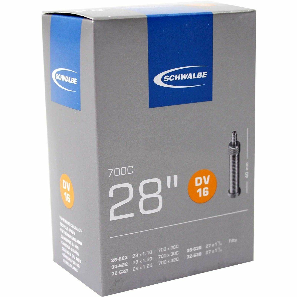 Schwalbe BIB 28X11/8-11/4-120 SC DV (40) DV16 Zwart - Afbeelding 3