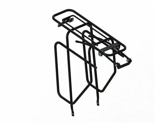 Steco DRAGER A 28" TUBIC SLIM CARRIER ZW Black - Afbeelding 3